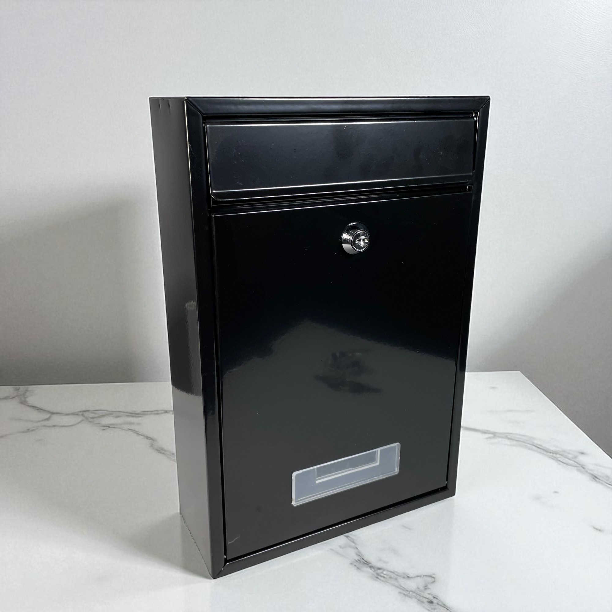 Gambar produk JUNLANG Kotak Surat Pos Metal Mailbox Outdoor with Lock 21.5x9x32cm - KH-32