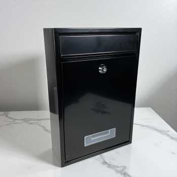 Gambar produk JUNLANG Kotak Surat Pos Metal Mailbox Outdoor with Lock 21.5x9x32cm - KH-32