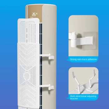 Gambar produk SOFTAIR Cover Angin AC Vertical Adjustable Air Conditioner Deflector - SR-1