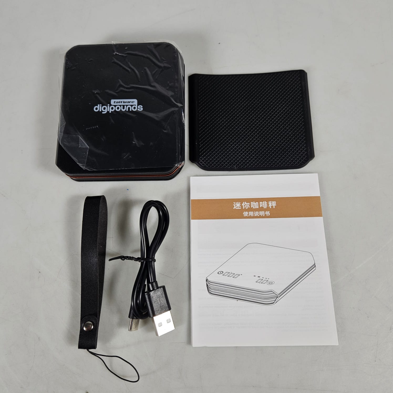 Gambar produk Taffware Digipounds Timbangan Kopi Digital Timer Coffee Scale 2kg 0.1g - CN668