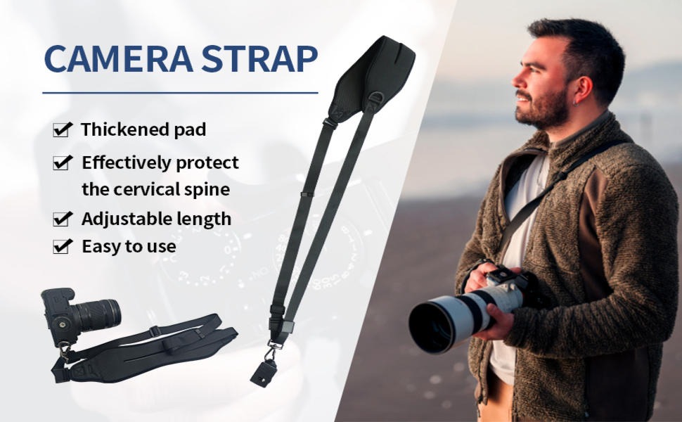 Gambar produk CADeN Sling Strap Kamera Quick Release - SL-BK-3