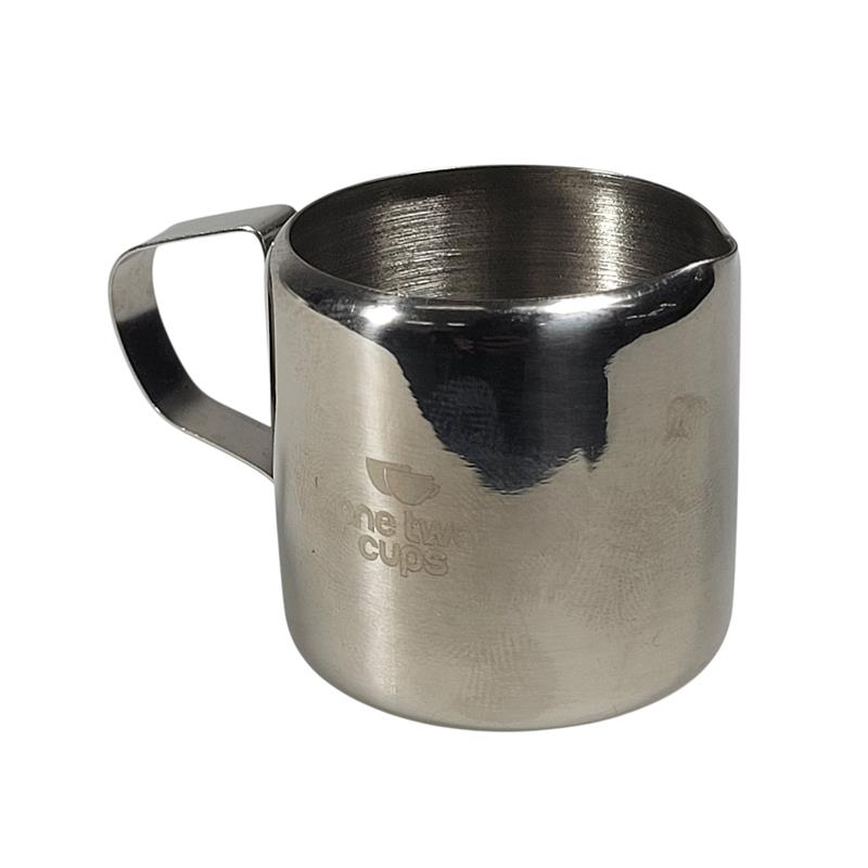 Gambar produk One Two Cups Gelas Milk Jug Kopi Espresso Latte Art Stainless Steel 1.5oz - S06HG