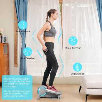 Gambar produk KYY Mini Pedal Exerciser Electric Bike Stepper with LCD Screen - 6625A