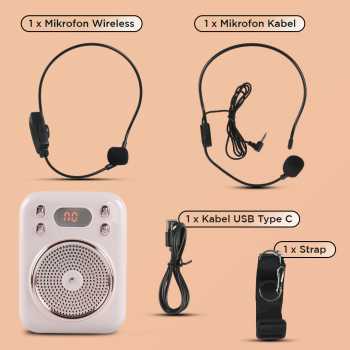 Gambar produk Little Bee Speaker Pinggang Bluetooth Voice Amplifier Wireless 8W - S22