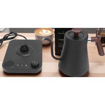 Gambar produk RYZN Teko Listrik Kopi Pemanas Air Leher Angsa Pour Over 1200W 900ml - KT90 Pro