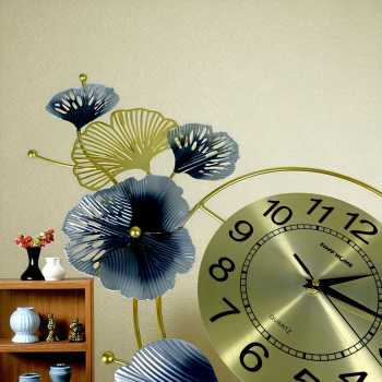 Gambar produk TaffHOME Jam Dinding Quartz Luxury European Style Jiali Movement 76cm - 2874