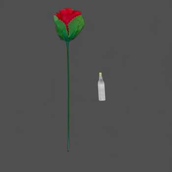 Gambar produk Firlar Sulap Bunga Mawar Api Torch to Rose Flower Magic Trick - 82120
