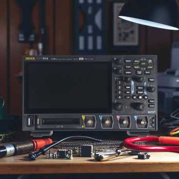 Gambar produk RIGOL Oscilloscope Digital Multimeter Signal Generator 4CH 125 MHz - DHO914