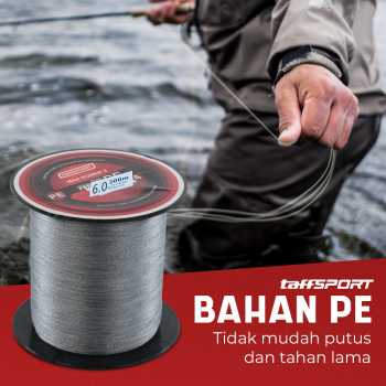 Gambar produk TaffSPORT Senar Tali Pancing Fishing PE Braided Thick Line 300M 6.0 - BLTP