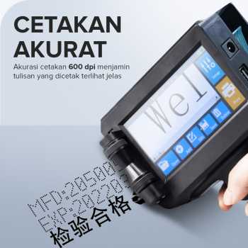 Gambar produk LEOMN Mesin Printer Portable Handheld Intelligent Inkjet Printer - PIG800