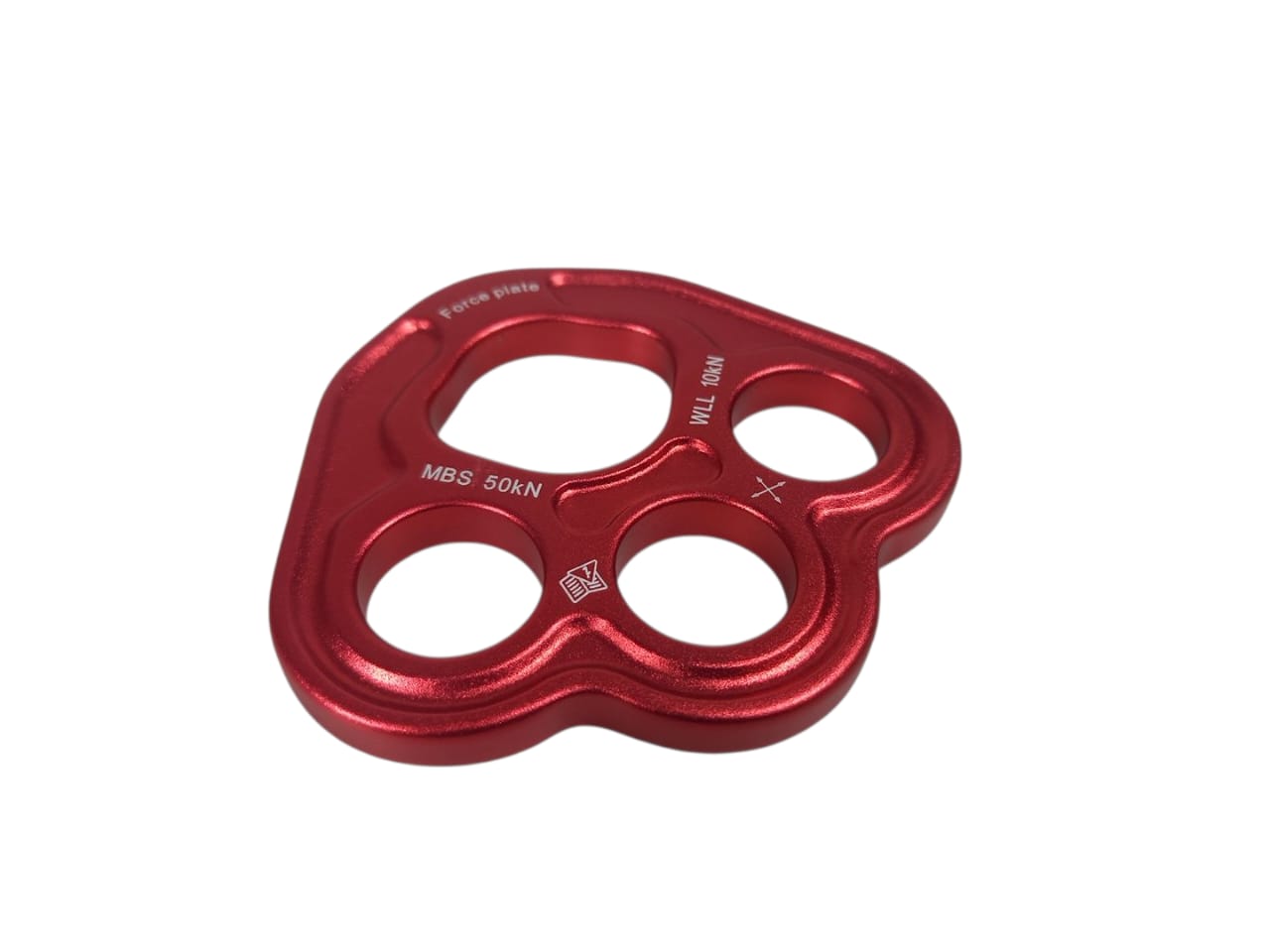 Gambar produk NATURY Paw Rigging Plate Descender Ring Climbing 3 Hole 50KN - NT-50