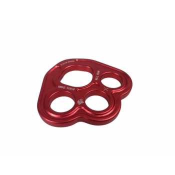 Gambar produk NATURY Paw Rigging Plate Descender Ring Climbing 3 Hole 50KN - NT-50
