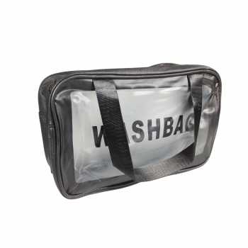 Gambar produk WASHBAG Tas Kosmetik Alat Make Up Portable Pouch Korean PVC Size M - B411
