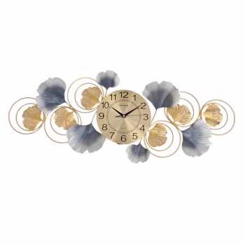 Gambar produk TaffHOME Jam Dinding Dekorasi Quartz Decoration Luxury European Style Horizontal - 2077-9135