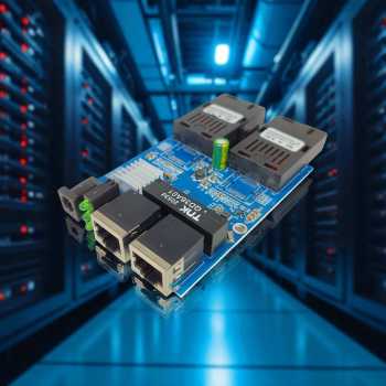 Gambar produk TNK Gigabit Fiber Optical Ethernet Media Converter - 2GF2GE