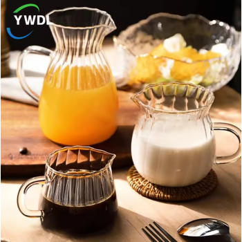YWDL Teko Teh Pitcher Coffee Milk Jug Borosilicate Glass 160ml - YD6