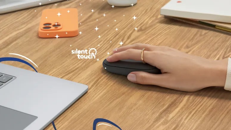 Gambar produk Logitech Pebble 2 Mouse Wireless Bluetooth Silent Touch 400-4000 DPI - M350s