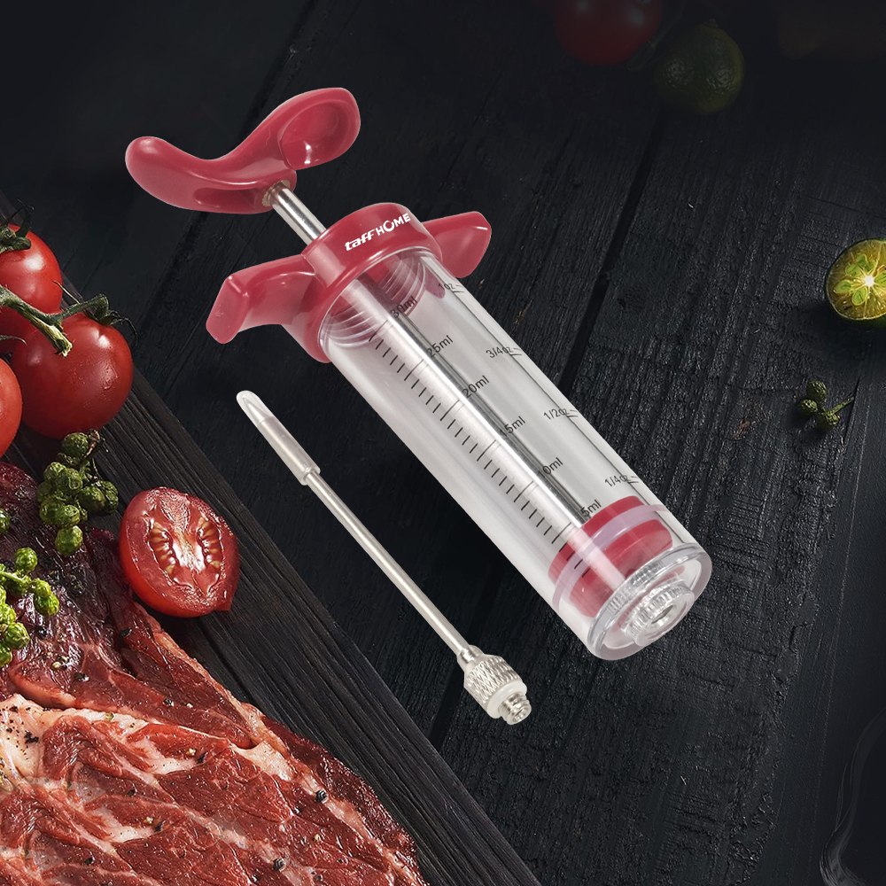 Gambar produk TaffHOME Injektor Bumbu Marinasi Daging BBQ Seasoning Injector - HC117