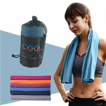 COOL Handuk Gym Microfiber Super Absorbent Quick Dry 40x80cm - H02