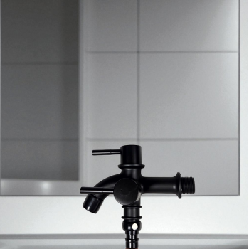 Gambar produk Suiton Keran Air Faucet 2in1 Water Outlet Mop Pool Stainless Steel - INU112