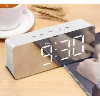 Gambar produk NieNie Jam Weker Mirror Alarm Digital + Temperature - YQ-719
