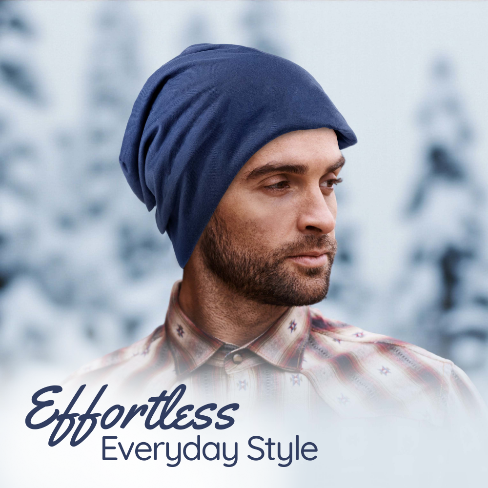 Gambar produk Ecobros Topi Kupluk Pria Wanita Kain Katun Winter Beanie Hat - EC001