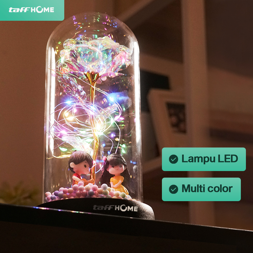 Gambar produk TaffHOME Lampu Meja Hias LED Galaxy Rose Eternal Colorful Light Guitar Style - TH-505