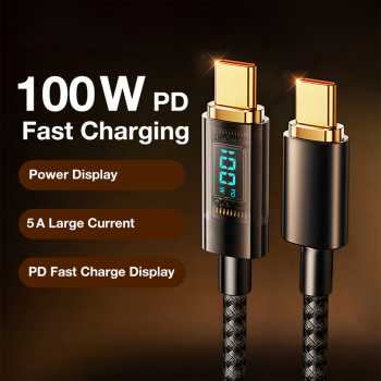 INXAMY Kabel Data Type C to Type C Fast Charging Braided 5A 1.2M - XM100