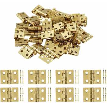 Gambar produk KitTraderEngsel Pintu Lemari Kabinet Door Hinge 4 Hole 10x8mm 10 PCS - KT581