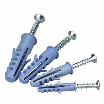 YUEQING Expansion Screw Fischer Pipe Nylon Wall Anchors Tube with Nail