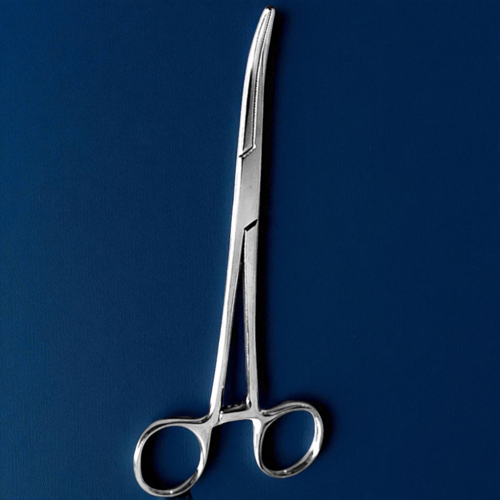Gambar produk Kitbakechen Gunting Operasi Medis Hemostat Elbow 13cm - J4-682