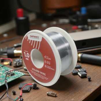Gambar produk Taffware Kawat Timah Solder Flux Wire 1.0mm 50g - HD-1