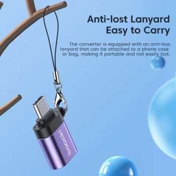 Gambar produk Toocki OTG USB Micro to Type C 2.0 Adapter Converter Safe Transmission - TQ-OTG02