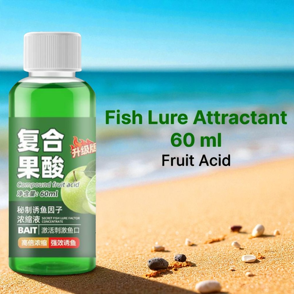 Gambar produk GUOLIANG Essen Ikan Umpan Pancing Strong Fish Attractant 60ml Fruit Acid - GB268