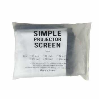 Gambar produk LEJIADA Kain Layar Proyektor High Contrast HD 16:9 8 Hooks 120 Inch - LJ02