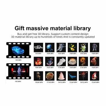 Gambar produk Onlytool Proyektor Kipas 3D Hologram Display Fan Projector LED 80cm - F80