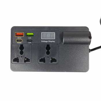 Gambar produk FMA Car Power Inverter DC12/24V to AC220V 200W 4 USB Port - C11-A