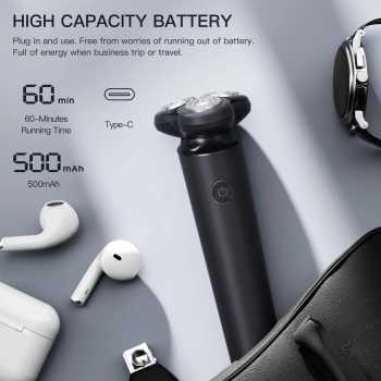 Gambar produk ENCHEN Alat Cukur Elektrik 3D Magnetic Electric Shaver 500mAh - Victor Blackstone 7
