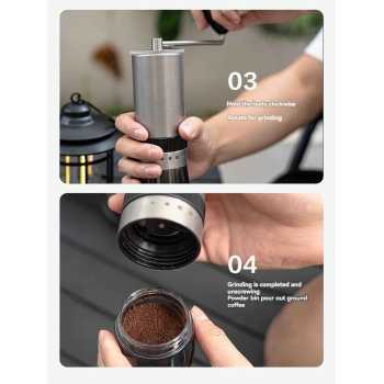Gambar produk IZL Alat Penggiling Kopi Manual Coffee Grinder Seven Cornered Steel - I-88