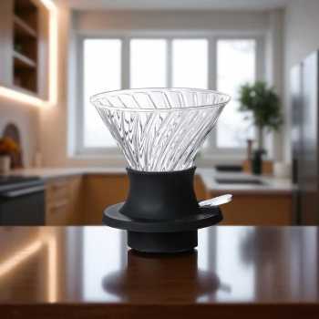 Gambar produk One Two Cups Filter Penyaring Kopi V60 Cone Coffee Dripper Valve - Jn23