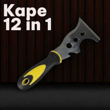 CATWERN 12in1 Kape Cat Keramik Paint Scraper Removal With Hammer End - C10