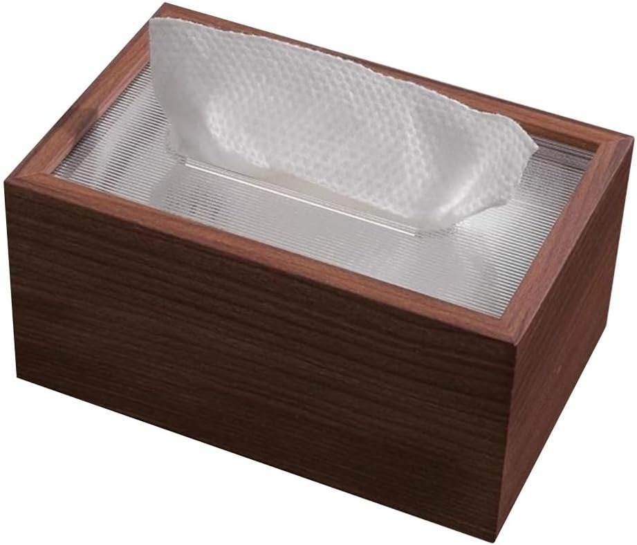 Gambar produk TWL Kotak Tisu Kayu Minimalist Wooden Tissue Box - T-19