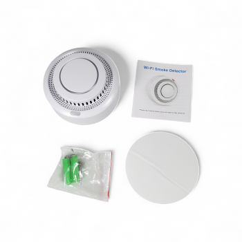 Gambar produk DYGSM Smart Smoke Detector Alat Pendeteksi Asap Tuya WiFi Alarm 85dB - D89