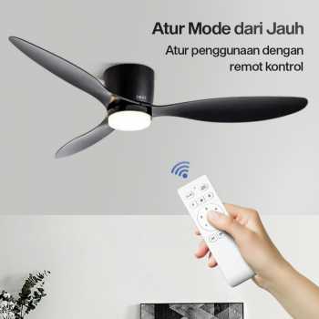 Gambar produk SOVE Kipas Angin Gantung Lampu Tri Color Ceiling Fan 42 Inch - YN-45