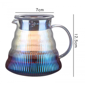Gambar produk PERFFEE Teko Kopi Coffee Server V60 Drip Pour Borosilicate Glass 600ml - V02