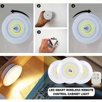 HBI Lampu Tempel LED Cabinet Touch Cool White with Remote Control - H-22