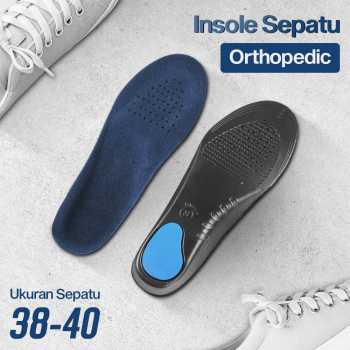 Insole Sepatu Alas Kaki Orthopedic EVA Flatfoot Massage - E003