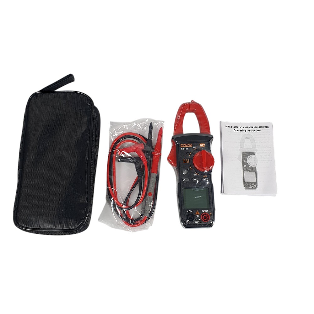 Gambar produk ANENG Digital Multimeter Voltage Tester Clamp Meter AC/DC NCV Tester - ST181