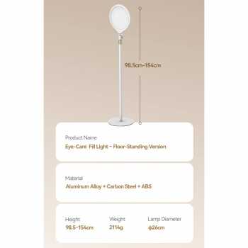 Gambar produk TELESIN Lampu Fill Light Dimmable 3in1 Temperature Flicker Free Floor Version - P5-BGD