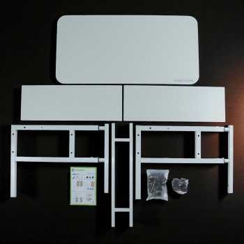 Gambar produk TaffHOME Meja Laptop Study Table Adjustable Double Layer 80x40cm - L200
